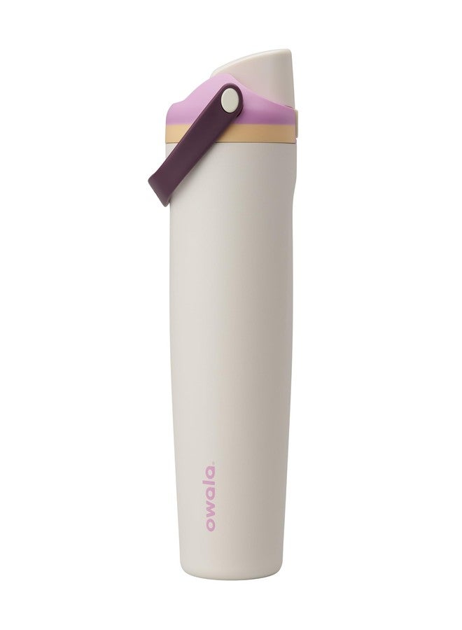 Owala FreeSip Sway Insulated Stainless Steel Water Bottle with Two-Way Spout, Built-In Straw and Bucket Handle, Made for Travel, School, and Sports, 30oz, BPA Free, Leak Proof, Daybreak - Image 1