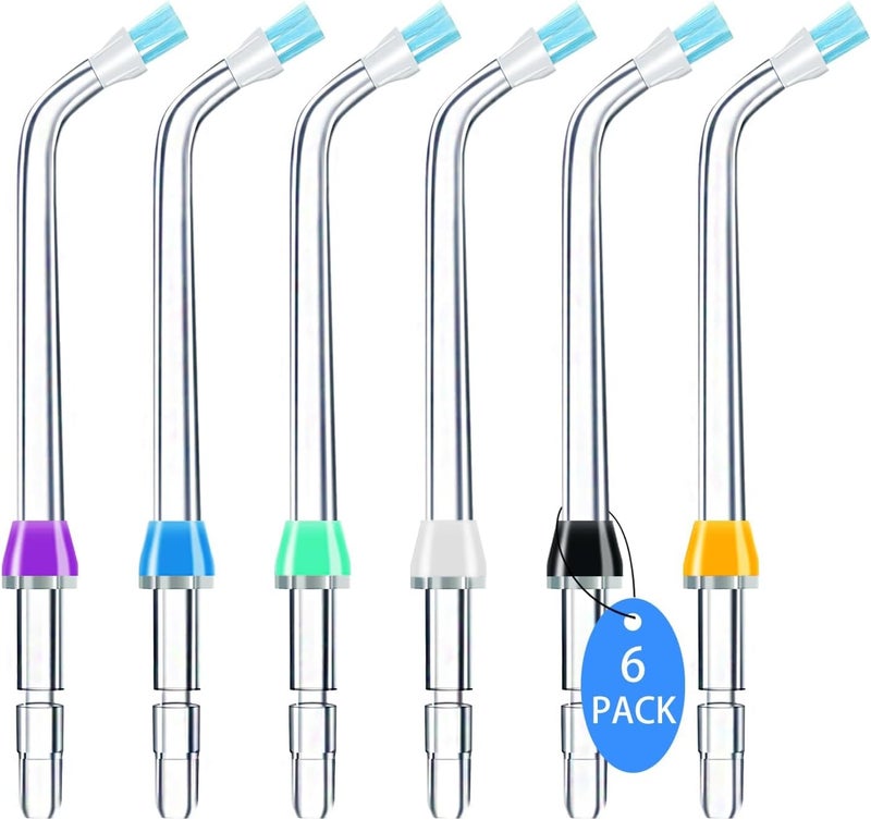 MAKINGTEC Replacement Tips for Waterpik Water Flosser, Plaque Seeker Replacement Tips Compatible with Waterpik Water Flossers, Plaque Remove Brisles Tips - Image 1