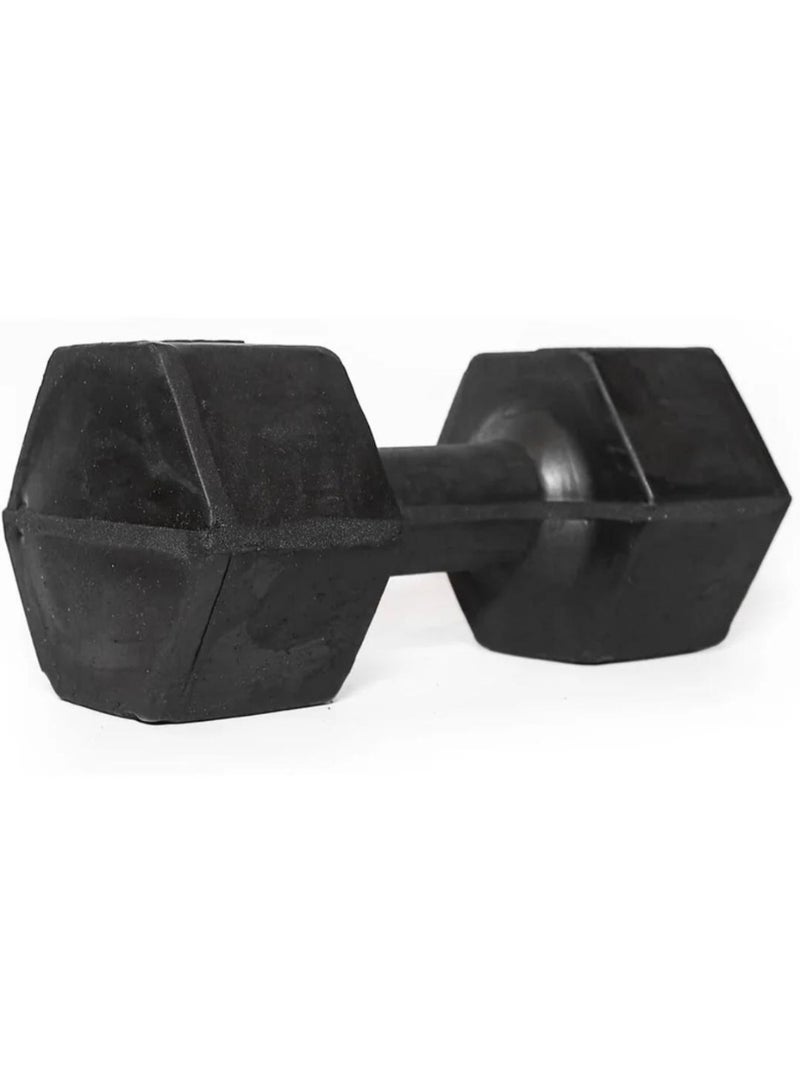 Rubber Dumbbell 10KG(2 PCS) - Image 3
