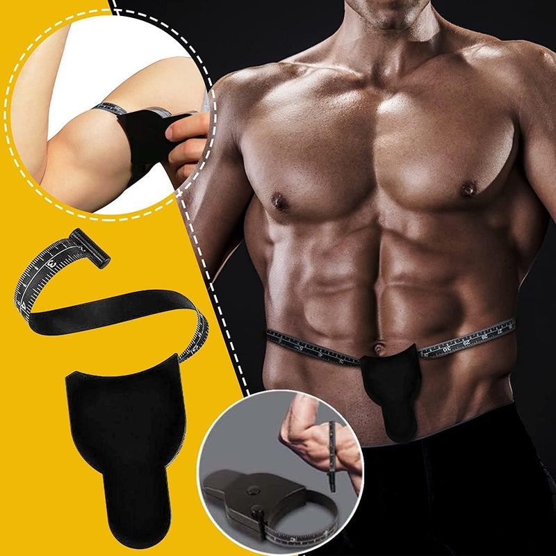 klarako Automatic Telescopic Tape Measure, SelfTightening Body Measuring Ruler, Lock Pin and Push Button Retract, Portable Measurement Ruler for Measuring Waist/ Arms/ Chest/ Thigh (1PC) (1PC) - Image 2