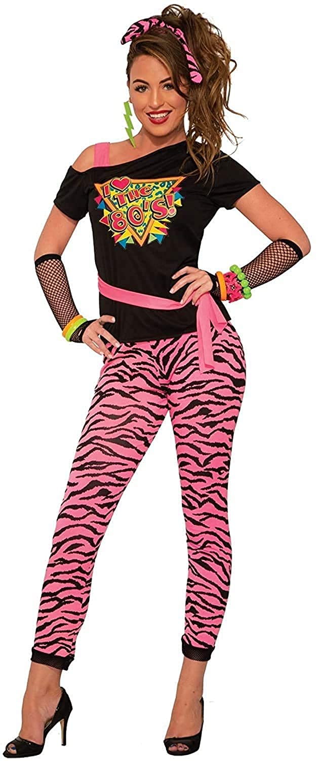 Rubies 1980's Wild Child Costume for Adults, Women's Standard - Image 5