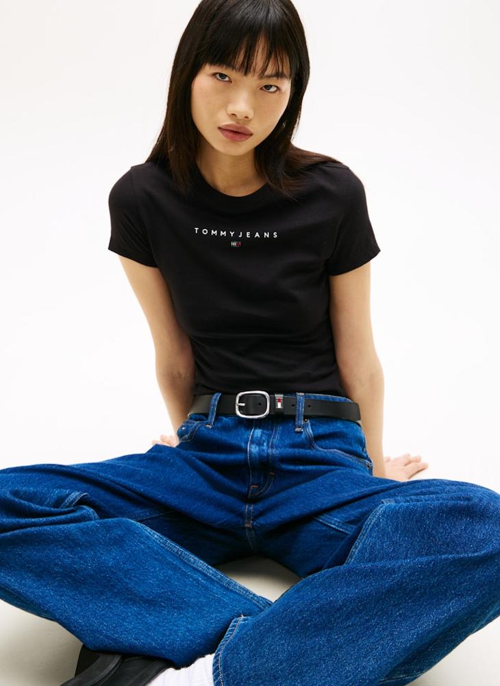 TOMMY JEANS Logo Crew Neck T-Shirt - Image 3