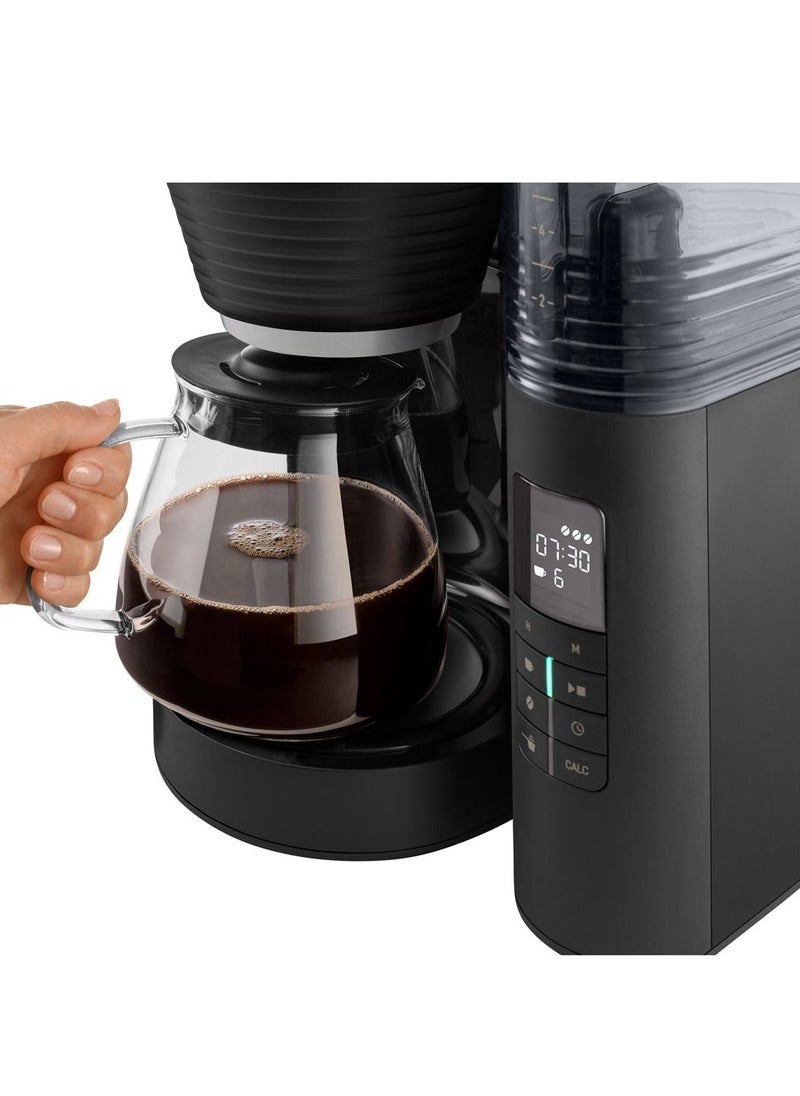 Melitta - Aromafresh X Filter Coffee Maker Machine with Integrated Grinder & Glass Jug, Grind & Brew, 1030-06 - Image 1