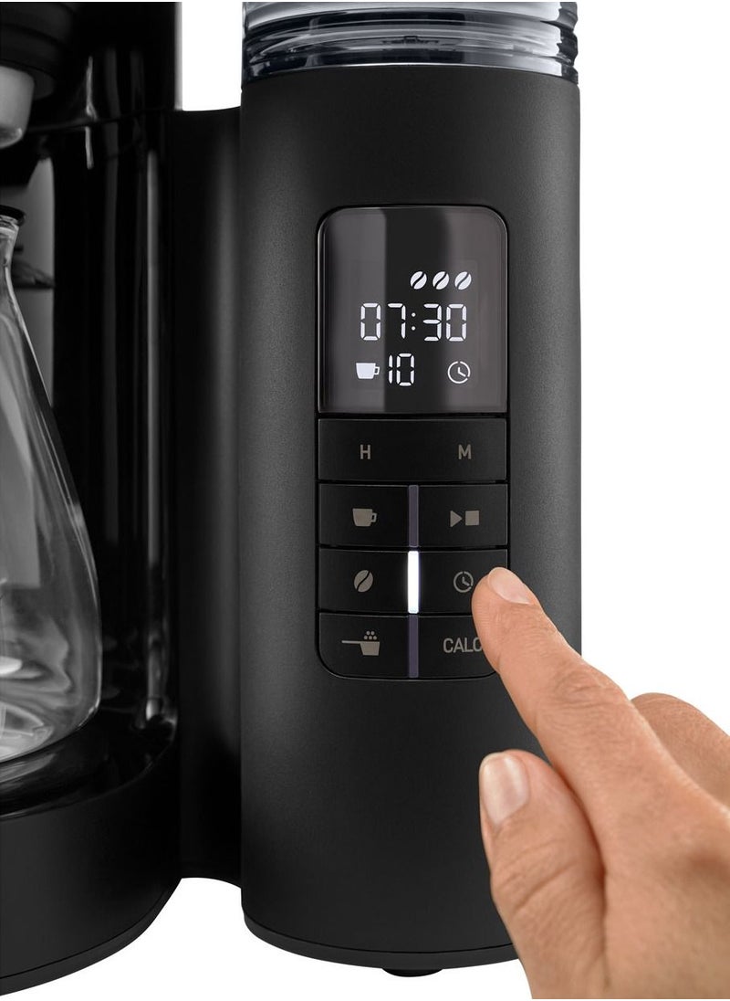 Melitta - Aromafresh X Filter Coffee Maker Machine with Integrated Grinder & Glass Jug, Grind & Brew, 1030-06 - Image 1