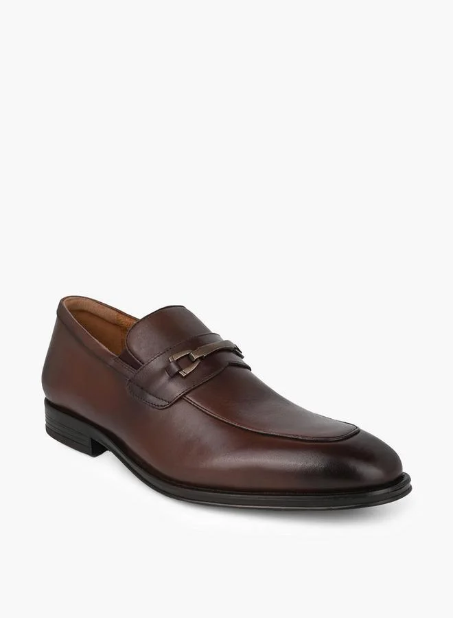 DUCHINI Men Leather Slip-On Loafers