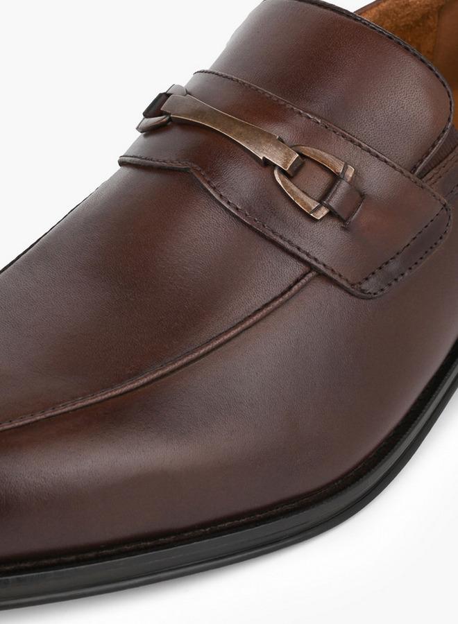 DUCHINI Men Leather Slip-On Loafers - Image 4