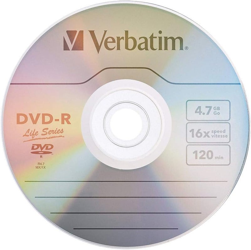 VERBATIM ® Life Series DVD-R Disc Spindle, Pack of 100 - Image 5