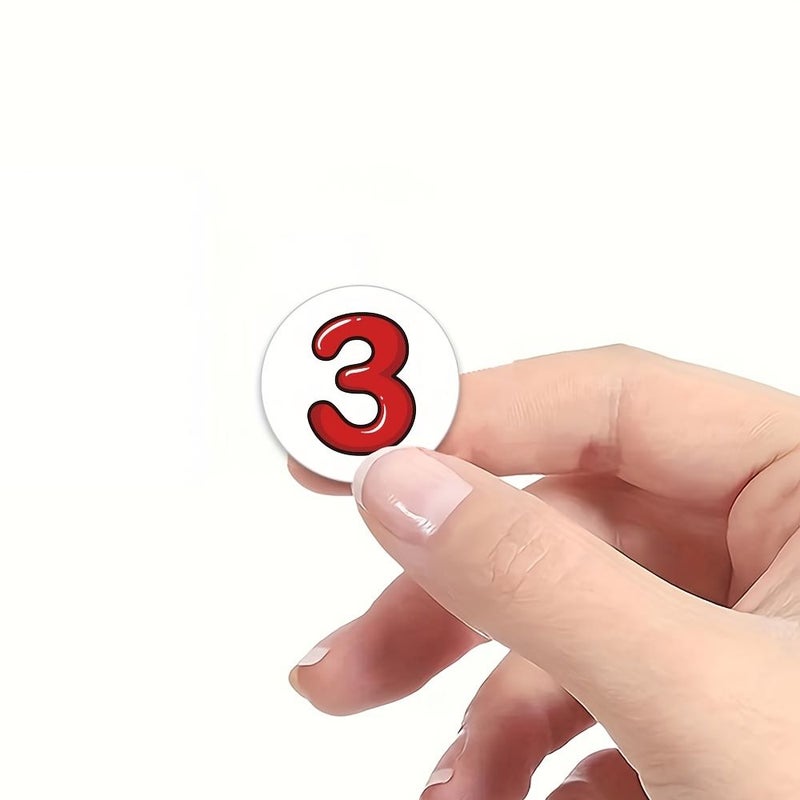 90pcs Self Adhesive Number Stickers 0 9 for Teaching Phone Case Classroom Decoration - Image 3