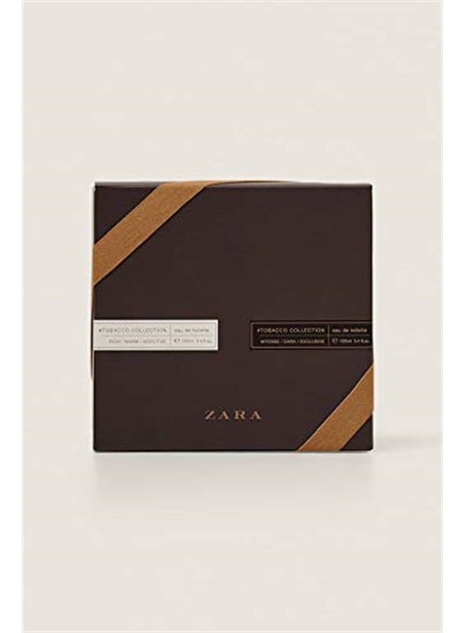 Zara Men's TOBACCO COLLECTION Rich/Warm/Addictive/Intense/Dark/Exclusive 2X Eau De Toilette 3.4 fl.oz. each - Image 2