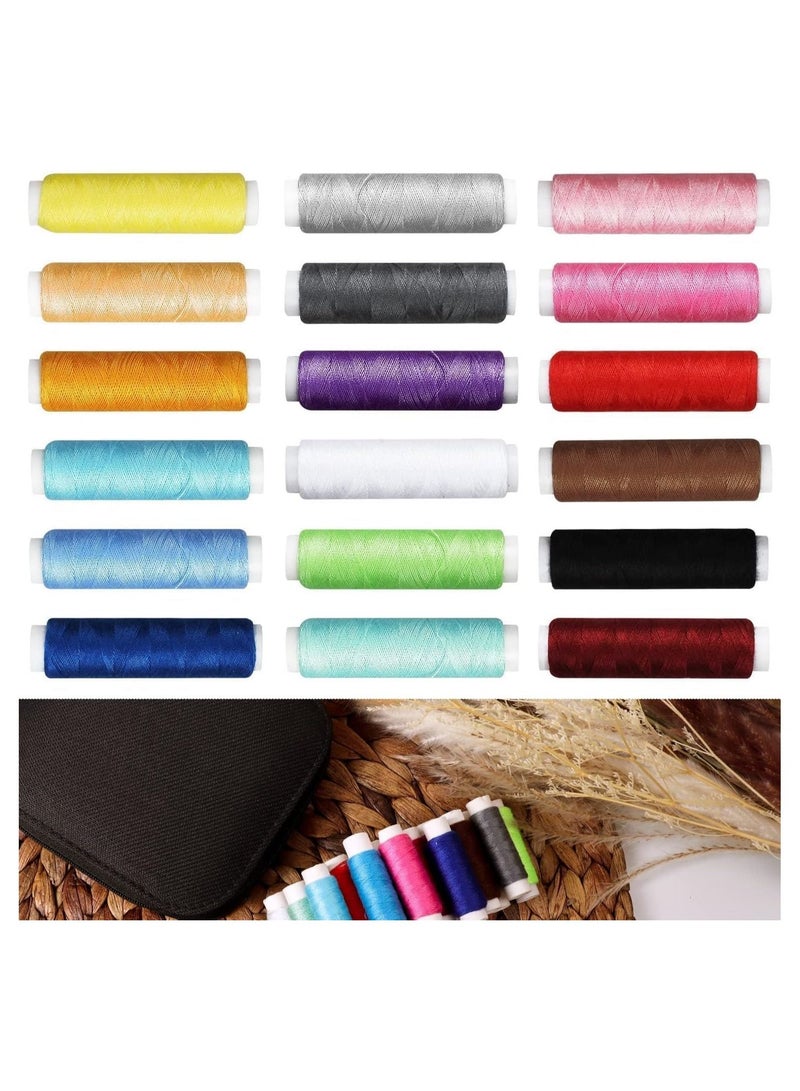 SYOSI Sewing Kit with Case Portable Sewing Supplies for Adults and Kids Filled Sewing Needle and Thread Kit Scissors Thimble and Clips Etc for Travel Family Everyday or Emergency and DIY Sewing Kits  - Image 5
