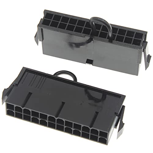 FDXGYH 24-Pin ATX Power Supply Jumper Bridge Tool 2 Pcs ATX Power Supply Starter Power Module PSU Test Starter Without Being Plugged Into The Motherboard [FDXGYH, Black] - Image 1