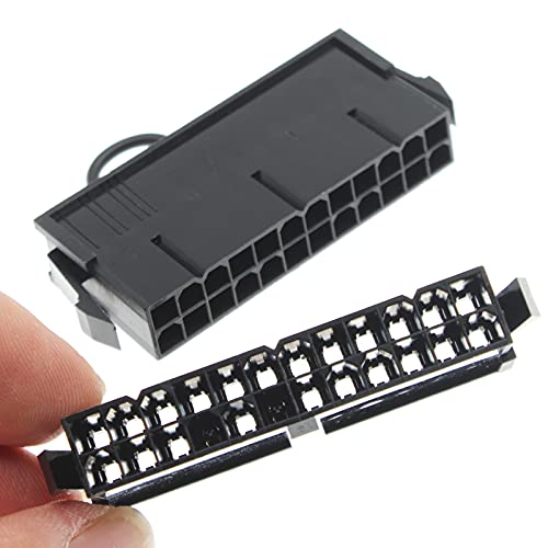 FDXGYH 24-Pin ATX Power Supply Jumper Bridge Tool 2 Pcs ATX Power Supply Starter Power Module PSU Test Starter Without Being Plugged Into The Motherboard [FDXGYH, Black] - Image 3