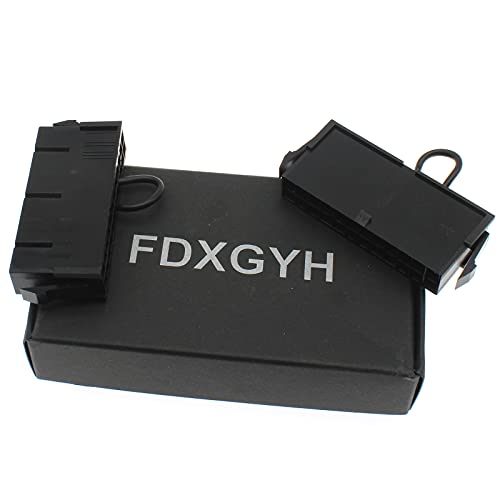 FDXGYH 24-Pin ATX Power Supply Jumper Bridge Tool 2 Pcs ATX Power Supply Starter Power Module PSU Test Starter Without Being Plugged Into The Motherboard [FDXGYH, Black] - Image 5