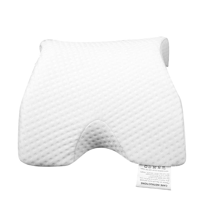GNOLY Cervical Pillow for Neck Pain Orthopedic Contour Pillow Back Support Memory Foam Pillow Pressure Free Pillow for Neck, Shoulder, Head, Arm - Pain Relief Arms Protector Pillow (1Pcs) - Image 5