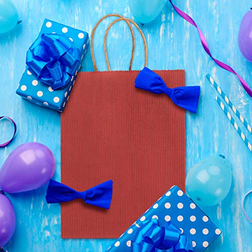 BagDream Small Gift Bags 25Pcs 5.25x3x8 Red Paper Bags with Handles, Kraft Paper Sacks for Small Gifts, Birthday, Wedding Party Favor, Christmas Valentine‘s Day - Image 4