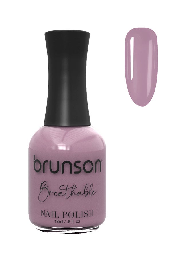 brunson Breathable Nail Polish Halal nail polish Wudu friendly Quick-Dry Vegan long lasting but easy peel off   18ml BH129