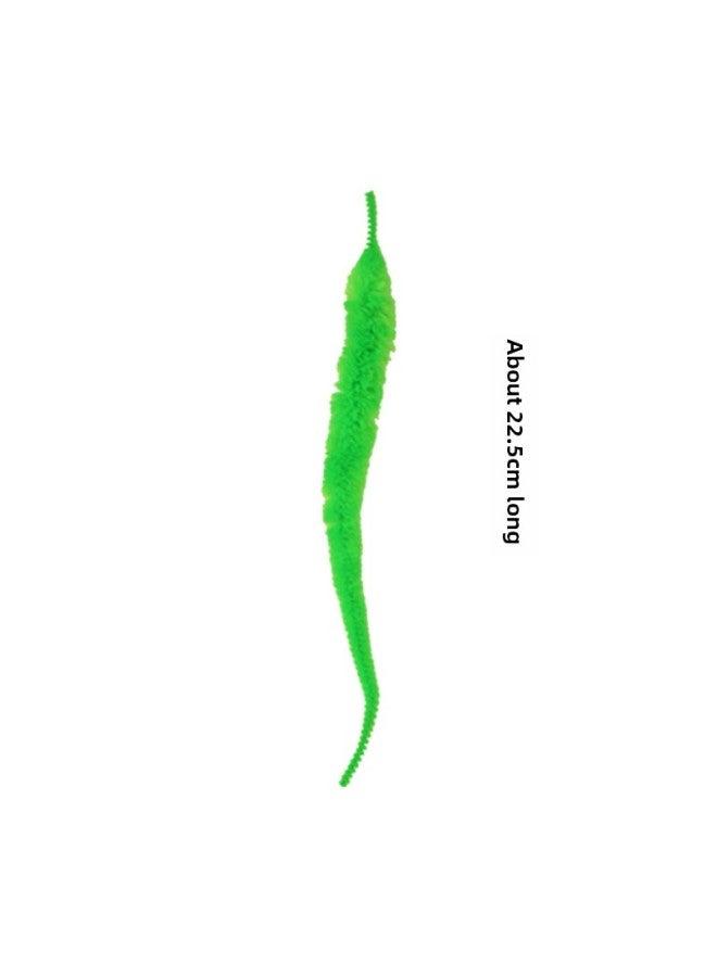 Caterpillar Naked Worm Without Eyes Seahorse Magic Props Trick Trick Toy-Color:Purple - Image 5