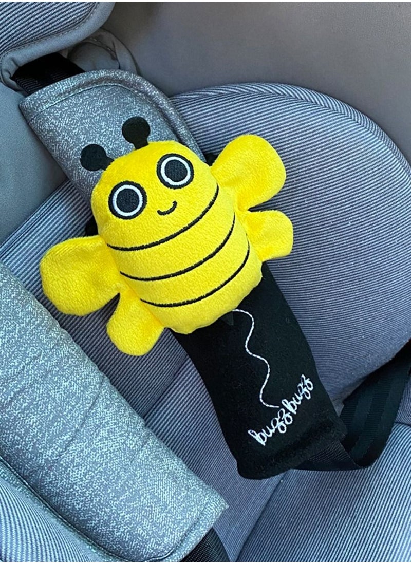Milk & Moo Seatbelt Pillow For Kids Ultra Soft Head Neck Shoulder Support in Car  - Image 3
