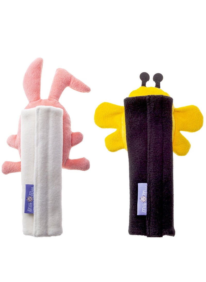 Milk & Moo Seatbelt Pillow For Kids Ultra Soft Head Neck Shoulder Support in Car  - Image 4