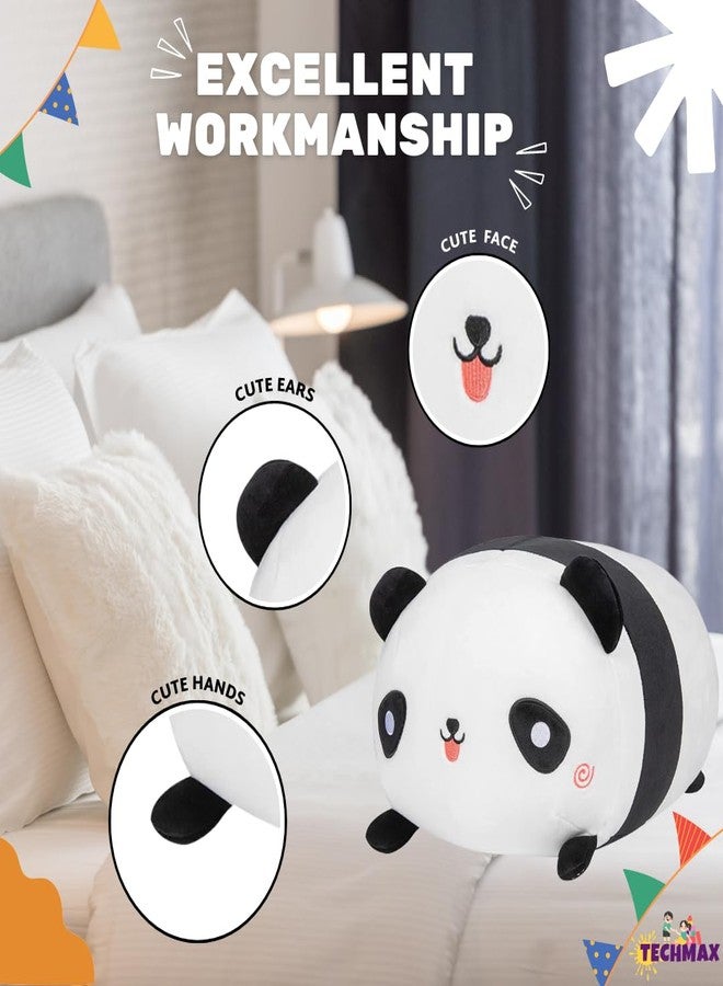 TechMax Solution Panda Stuffed Animals Cute Plush Body Pillow Soft Plushies Squishy Sleeping Pillow, Kawaii Plush Toys Gift for Girls Boys - Image 4