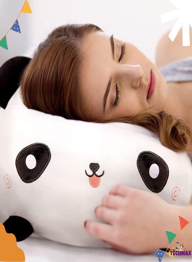 TechMax Solution Panda Stuffed Animals Cute Plush Body Pillow Soft Plushies Squishy Sleeping Pillow, Kawaii Plush Toys Gift for Girls Boys - Image 5