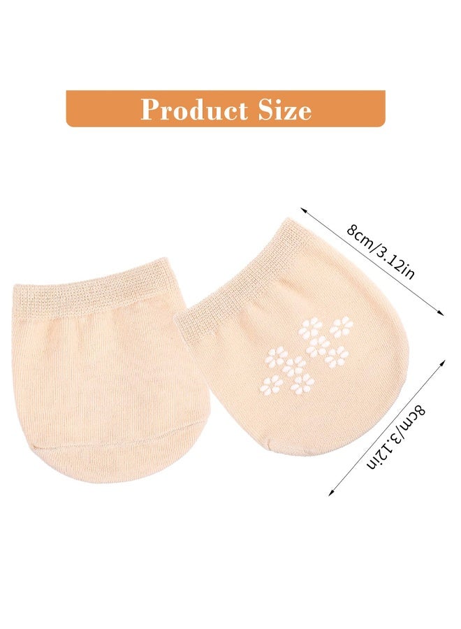 6 Pair Women Forefoot Socks, Suitable For Mules, Invisible Lined Half Socks, Invisible Toe Slip Covers, Suitable For Clogs - Image 2