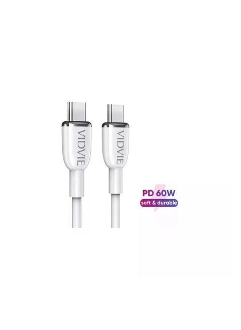 CABLE TYPE AC TYPE C DOUBLE INPUT CHARGE AND DATA 60W VIDVIE