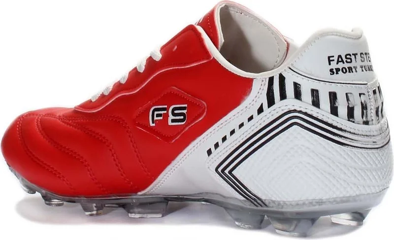 Fast Step Red White Men's Cleat Shoes 618xa1200k