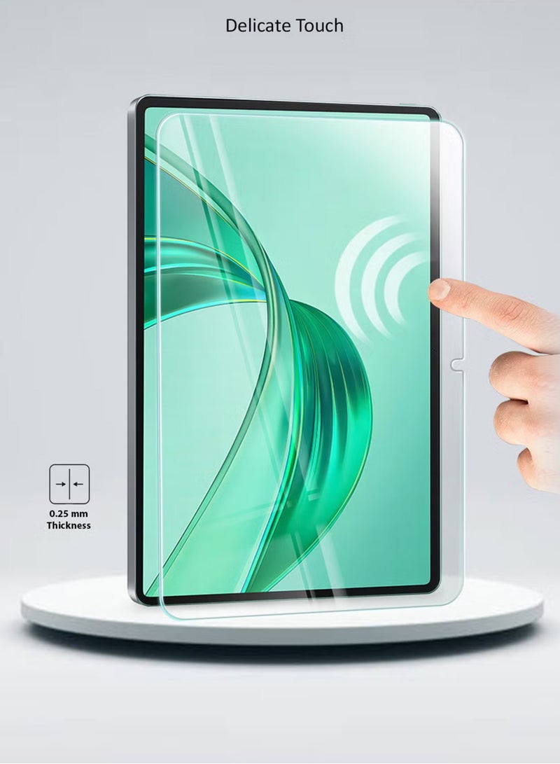 حماية شاشة زجاجية مقساة لجهاز Honor Pad X8A - شفافية عالية، لمسة رقيقة، مضادة للانفجار، حواف دائرية سلسة، تركيب سهل، واقي شاشة لجهاز Honor Pad X8A - Image 4