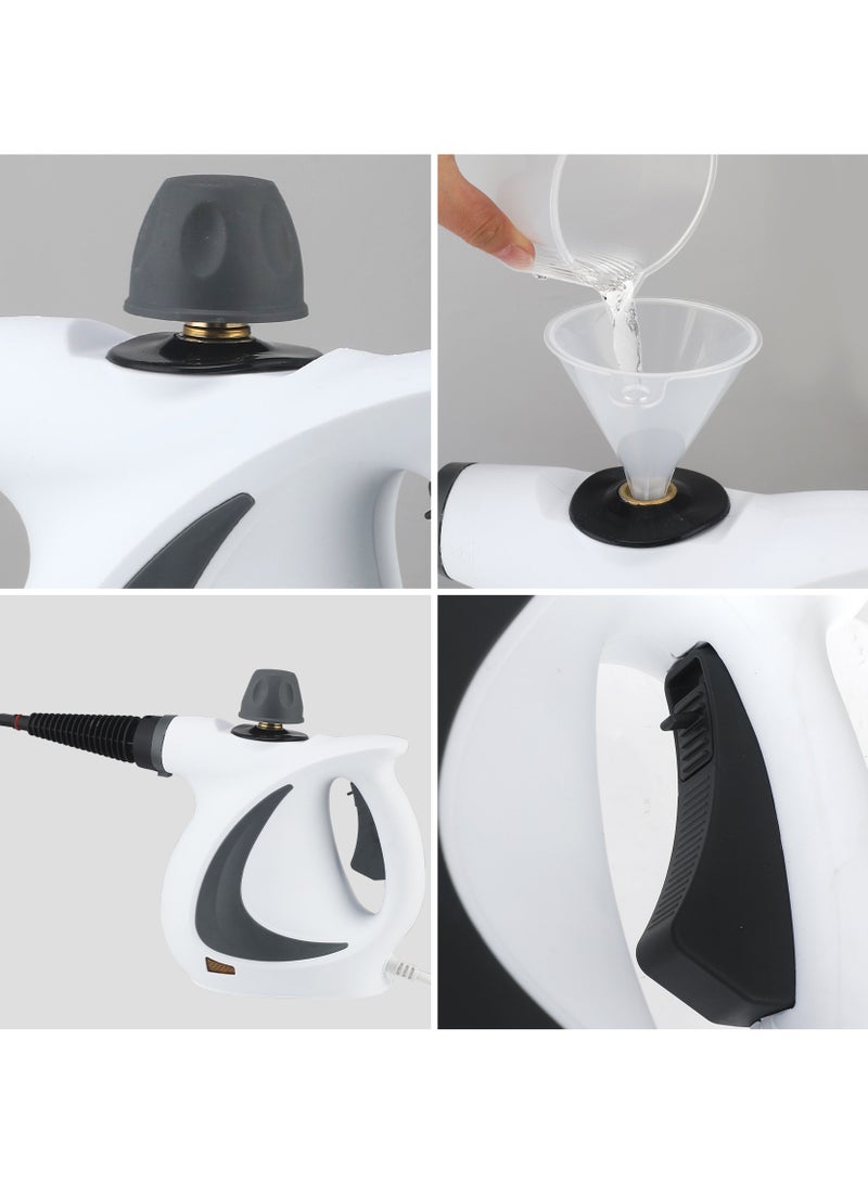 TDAO 1050W Portable High Pressure Steam Cleaner Steam Cleaner with 9-Piece Accessory Set, Multi-Surface High Temperature Steamer for Cleaning, All Natural Steam Cleaner for Home, Upholstery, Car, Floor, Kitchen and More - Image 2