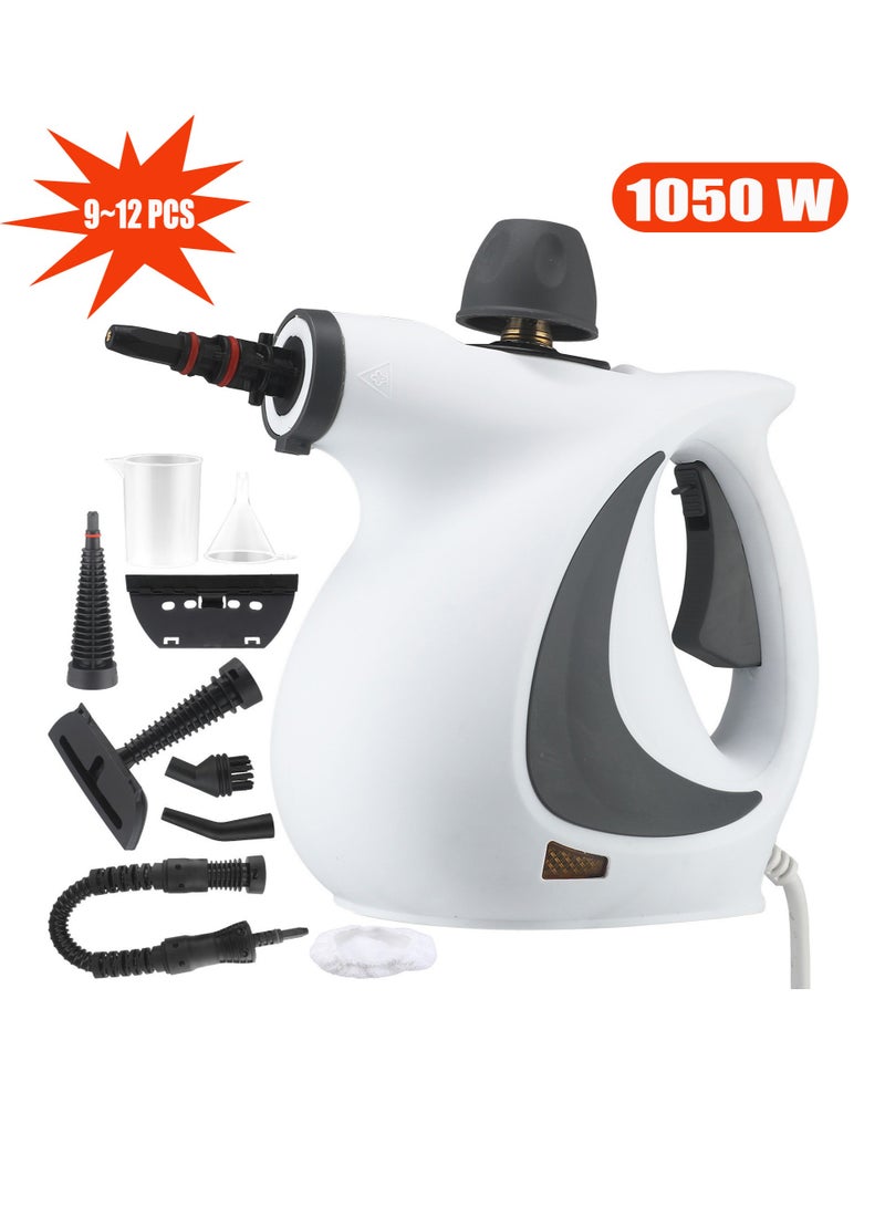 TDAO 1050W Portable High Pressure Steam Cleaner Steam Cleaner with 9-Piece Accessory Set, Multi-Surface High Temperature Steamer for Cleaning, All Natural Steam Cleaner for Home, Upholstery, Car, Floor, Kitchen and More - Image 1