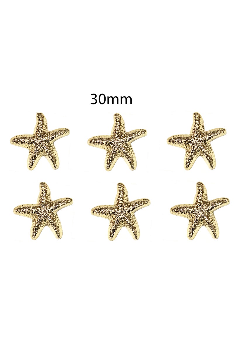 26 Pcs Permium Metal Buttons Set –Gold Decorative Buttons Set – Pcs for Sewing, DIY Craft, Clothing,Abayas, Bags, Accessories 6 Pcs (30mm), 8 Pcs (20mm), 12 (15mm) - Image 2