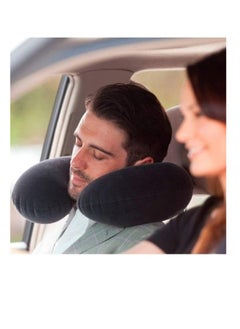 INTEX Soft black velvet Travel Pillow  - Image 2