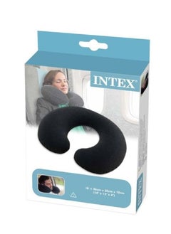 INTEX Soft black velvet Travel Pillow  - Image 3
