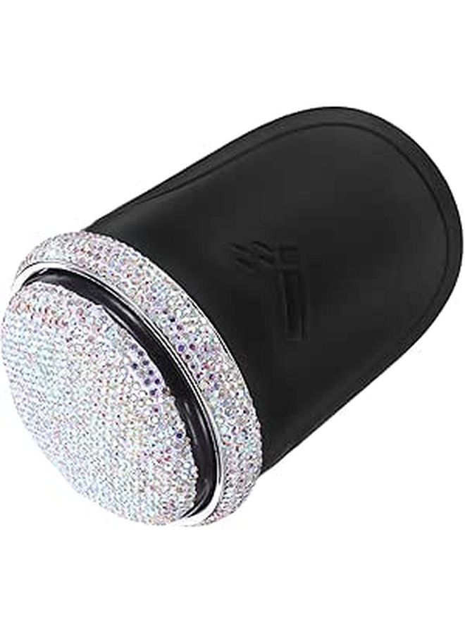 Smokeless Windproof Car Ashtray With LED Light And Lid Metal Auto Ash Container - Image 1