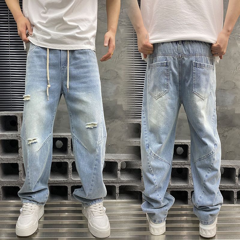 Unisex Casual Daily Denim Jeans - Image 1