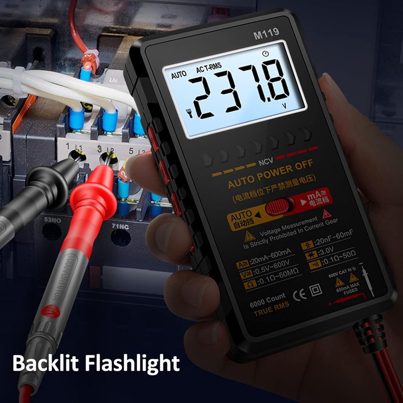 Ventilated design Digital Handheld Multimeter, Non-Contact AC Voltage Detection, Auto-Ranging Voltmeter Current Resistance Test Meter, LCD Screen for Voltage Measurement Space saving Precision processed material Easy store & transit build Compact trendy practical build Daily life matching design All choice modern design Wide use selected material Diverse purchase options Modern warehouse management Affordable purchase options Budget global standard quality KSA market popular practical build No overseas transit wait Fast & slow shipment compatible Seasonal & permanent compatible Regular scheduled transit Ready-to-ship local stock Wide daily application In-house warehouse packing Daily use improved quality Dense material Dense area priority deliver Long term heavy use compatible Gulf market trial optimized design - Image 5