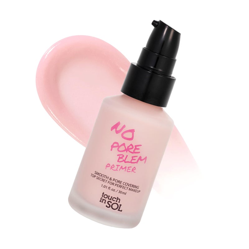 Touch in Sol برايمر توتش إن سول بدون مسام، 1.01 أونصة سائلة (30 مل) - برايمر مكياج للوجه، تغطية مثالية للمسام الكبيرة، بشرة خالية ومتألقة، ينعّم الخطوط على الفور، ثبات مكياج طويل الأمد - Image 1
