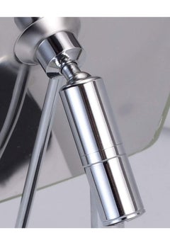 LOFT ES21 HOTEL FREESTANDING MIRROR MAGNIFYING 3X CPTable Standing Rectangular Vanity Makeup Mirror With 3X Magnification High Adjustable Made Of 304 Stainless Steel For Hotel Bathroom Polished Chrome  - Image 5