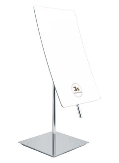 LOFT ES21 HOTEL FREESTANDING MIRROR MAGNIFYING 3X CPTable Standing Rectangular Vanity Makeup Mirror With 3X Magnification High Adjustable Made Of 304 Stainless Steel For Hotel Bathroom Polished Chrome  - Image 2