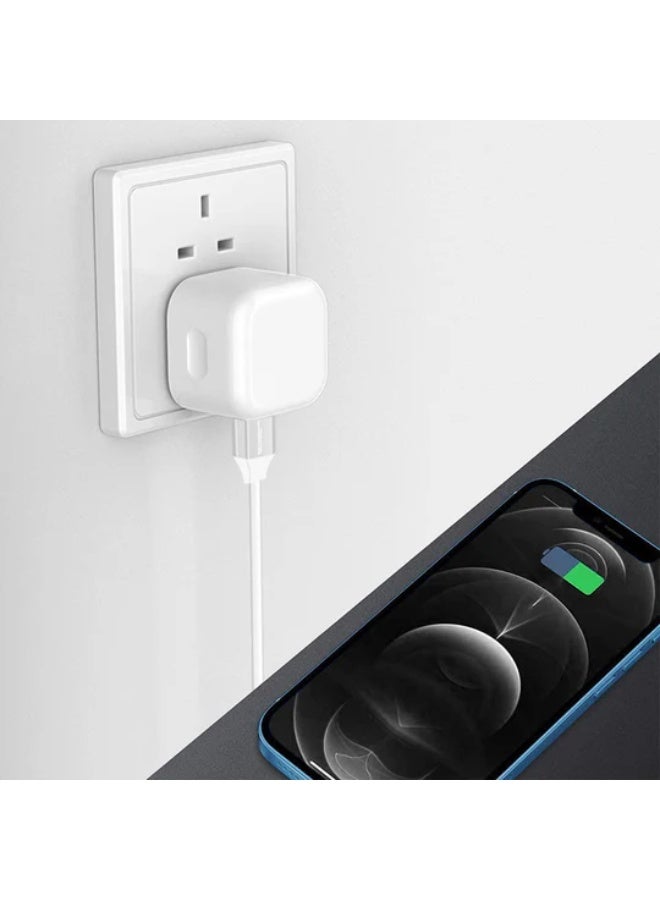 MUNTAQI 20W USB C Fast Charger Plug – Dual Port USB + Type-C Wall Charger Adapter, Travel Power Plug Compatible with iPhone, Samsung, Android, iPad, AirPods, and More – Quick Charge Power Adapter - Image 2