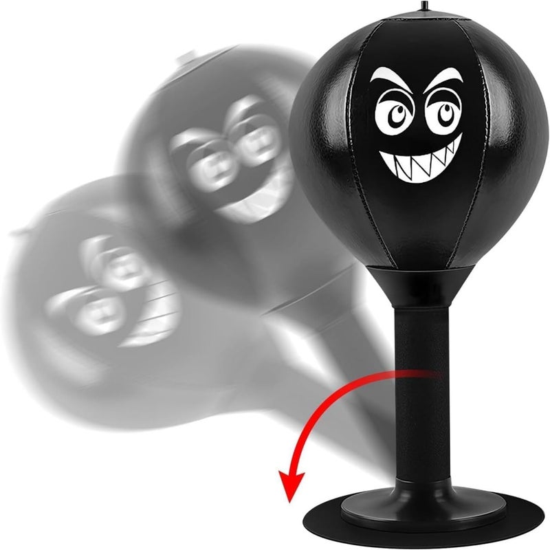 Zerolex Desktop Punching Ball Standing Desktop Punching Ball Stress Buster Relief Boxing Punch Ball Reflex Strain and Tension for Women Men Youngest - Image 3