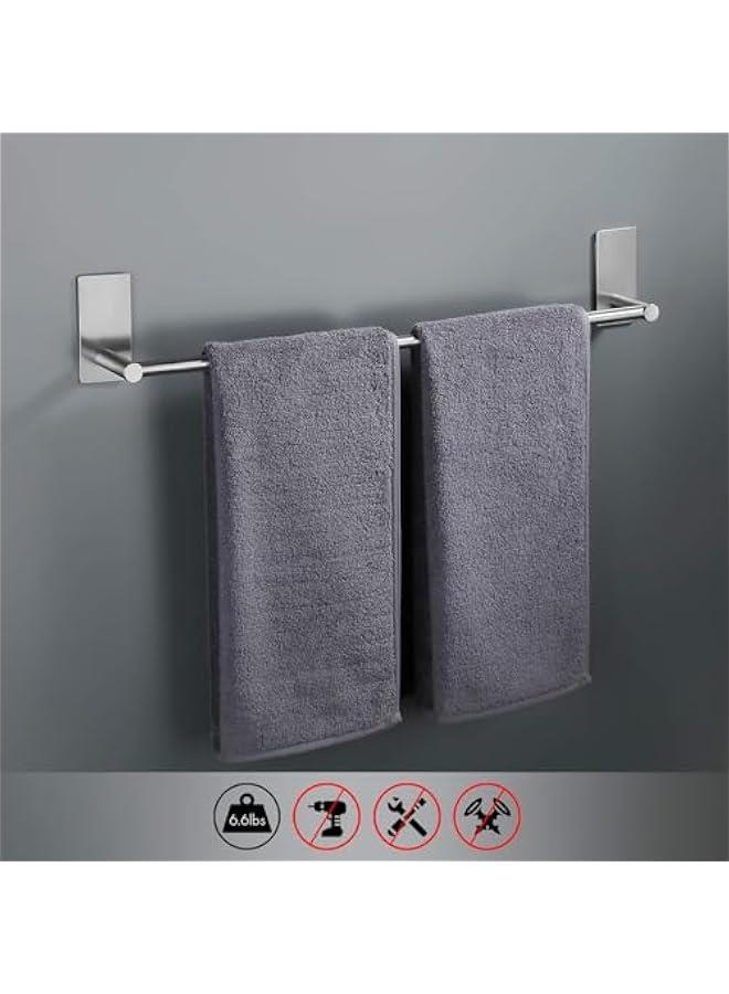 Bathroom Towel Holder 42CM Self Adhesive Towel Bar SUS 304 Stainless Steel Rustproof Brushed Finish,Strong load-bearing, Toilet Bathroom Bath Towel Cleaning Tools Holder - Image 5