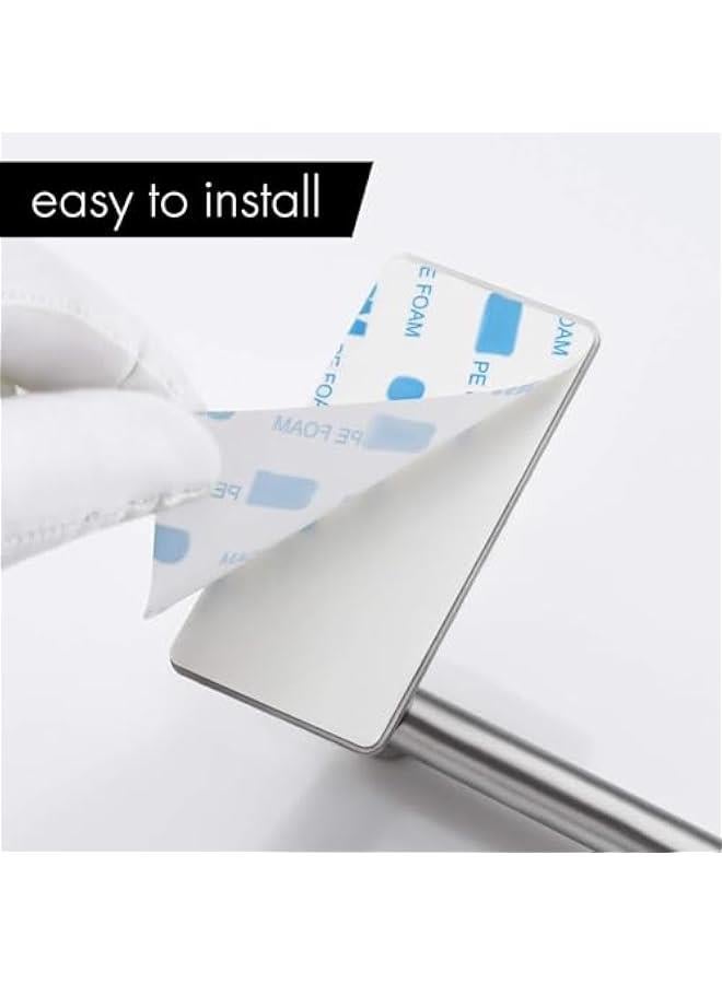 Bathroom Towel Holder 42CM Self Adhesive Towel Bar SUS 304 Stainless Steel Rustproof Brushed Finish,Strong load-bearing, Toilet Bathroom Bath Towel Cleaning Tools Holder - Image 4