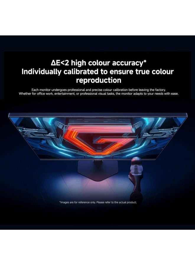 شاومي شاشة ألعاب G27i مقاس 27 بوصة، إطار ضيق IPS سريع، 1 مللي ثانية GTG 165 هرتز، FreeSync، لون sRGB 99%، زاوية عرض 178، مرشح الضوء الأزرق (حماية العين)، إمالة (للأمام/الخلف)، منفذ DP √ó1، منفذ HDMI 2.0 √ó1 ، منفذ الصوت √ó1، منفذ كابل DC IN √ó1 أسود - Image 3