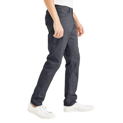 Dockers Men's Jean Cut Slim Fit with All Seasons Tech, Steelhead, 36W x 29L - Image 2