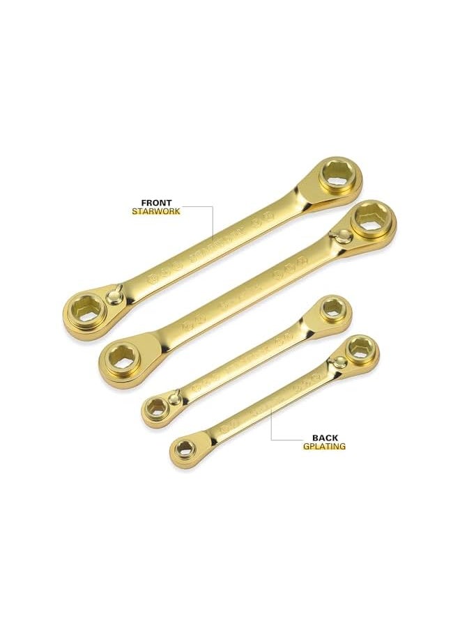 PROMASS promass 2Pc. 10 in 1 GPlating™ Double Box End Reversible Ratcheting Wrench Set  - Image 5