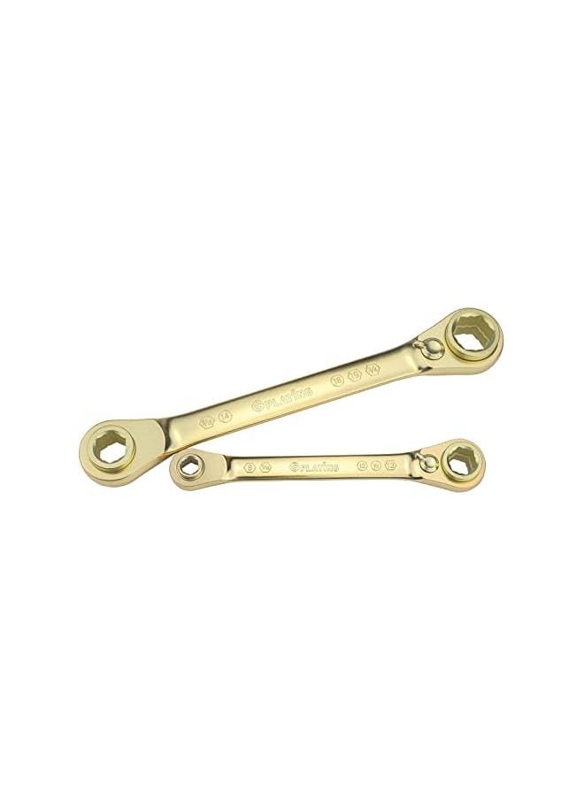 PROMASS promass 2Pc. 10 in 1 GPlating™ Double Box End Reversible Ratcheting Wrench Set  - Image 3