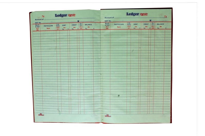 Sameer Sales Account Book Ledger Register (70 GSM, Pages 220) - Image 1