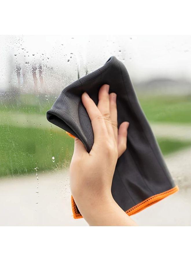 قطعة قماش من ألياف الكربون للتنظيف 15.75 × 19.69 بوصة - منشفة عديمة الآثار لزجاج النوافذ والمطابخ - Image 2